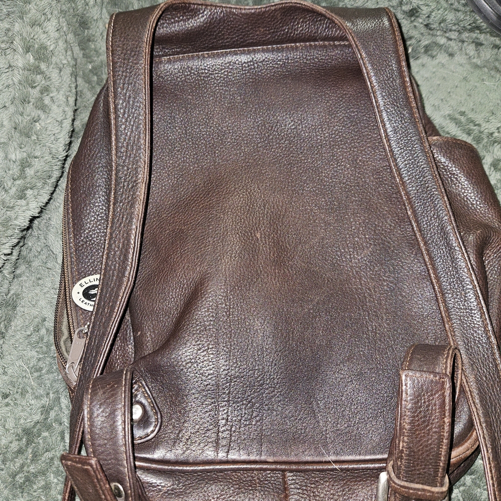 Ellington Brown Leather Backpack - image 4